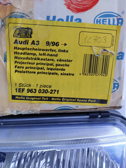1EF963030271 Faro Anteriore Sinistro Hella Audi A3 NOS Originale