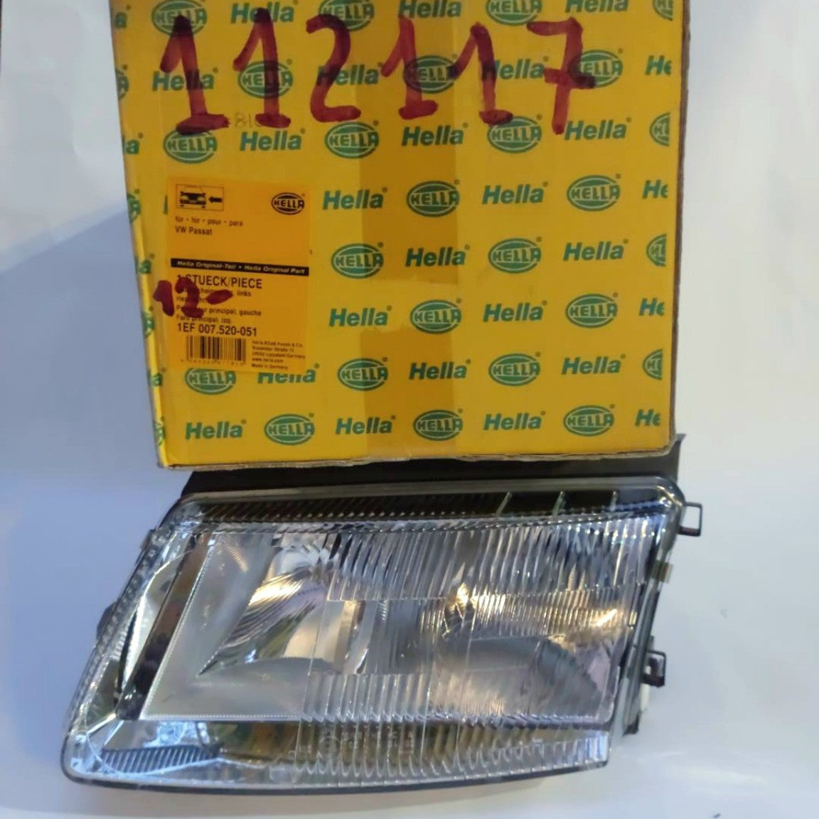 Scatola HELLA faro anteriore sinistro Volkswagen Passat B5 1EF 007 520-051
