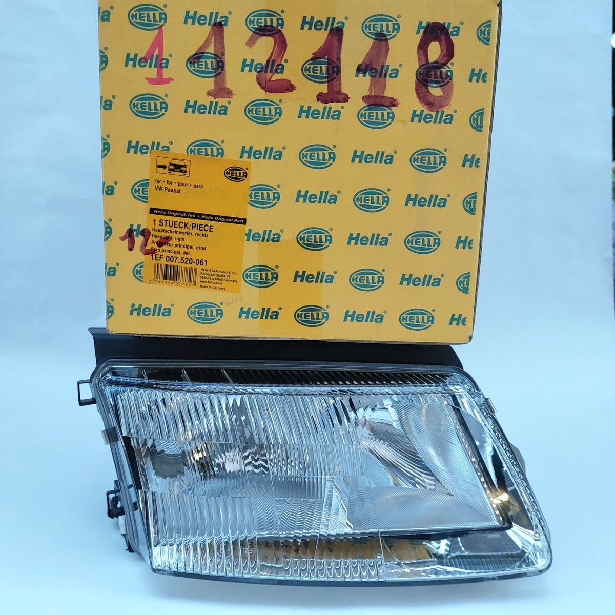 Faro anteriore destro HELLA 1EF 007 520-061 Volkswagen Passat B5