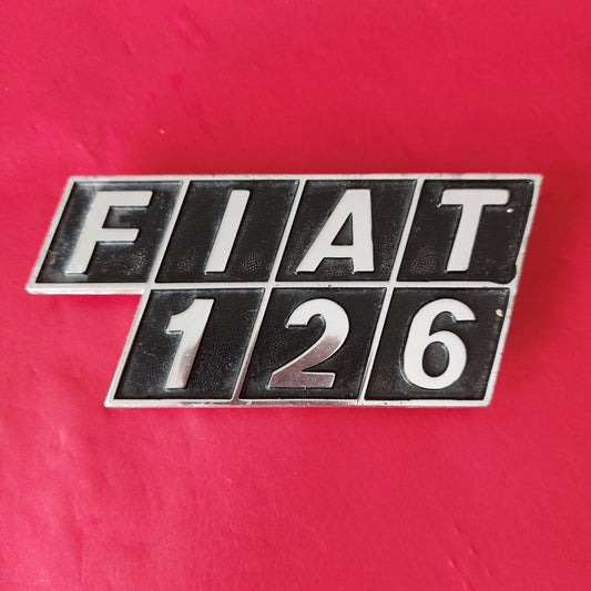 Stemma FIAT 126 NOS, vista frontale