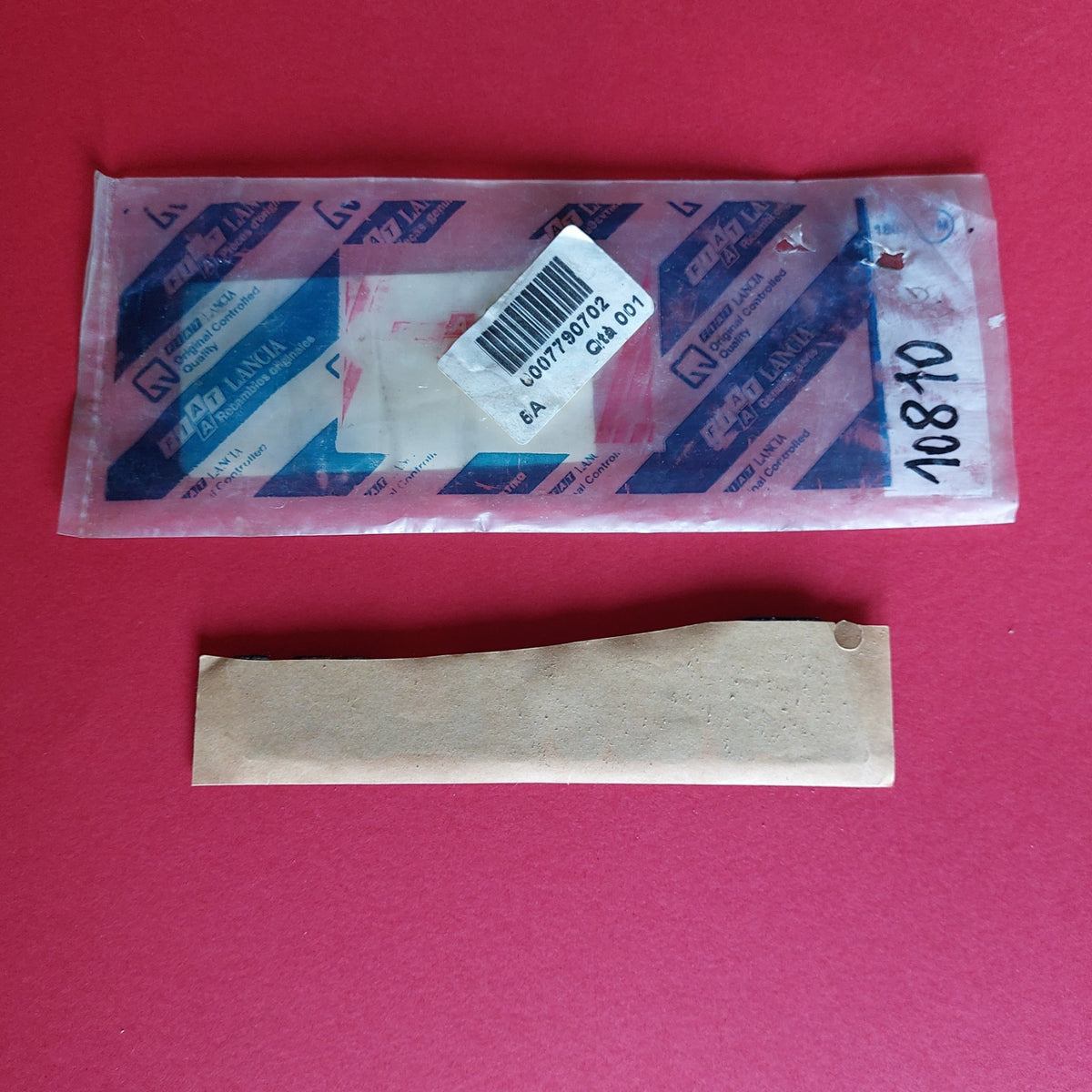 Retro targhetta Fiat Brava SX 7790702 con biadesivo originale