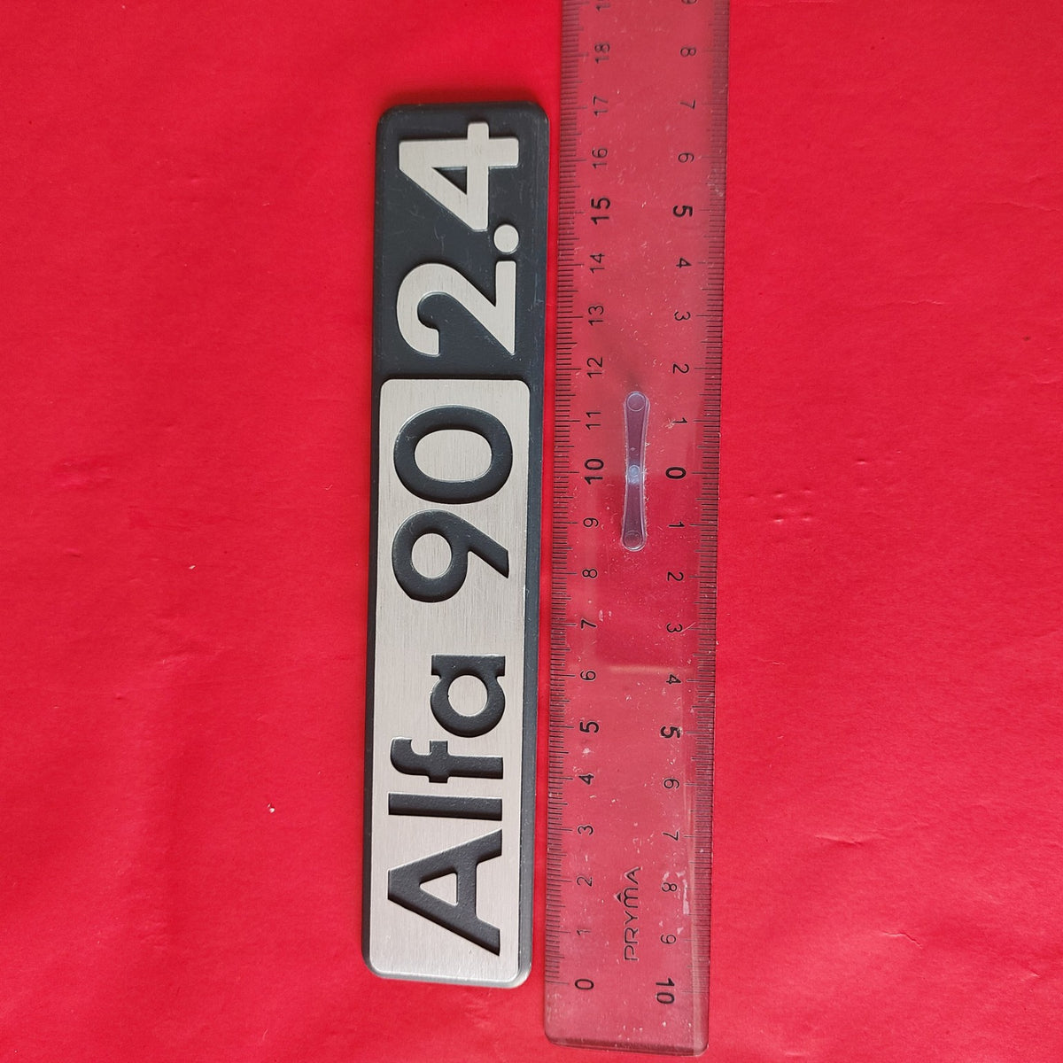 Stemma Alfa 90 2.4 NOS con misura della lunghezza