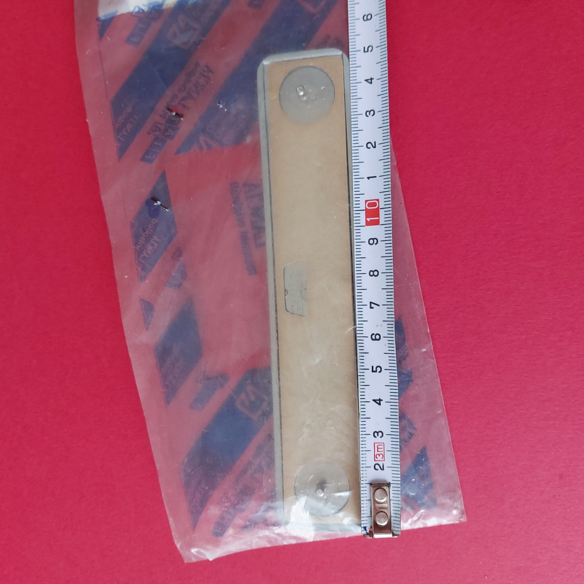 Targhetta Lancia Y10 Fire 7568389 misura circa 15,5 cm