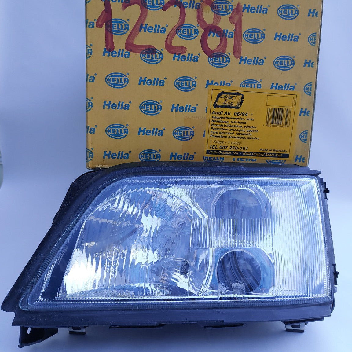 1EL 007 270-151 Faro anteriore sx Hella con fendinebbia Audi A6 NOS