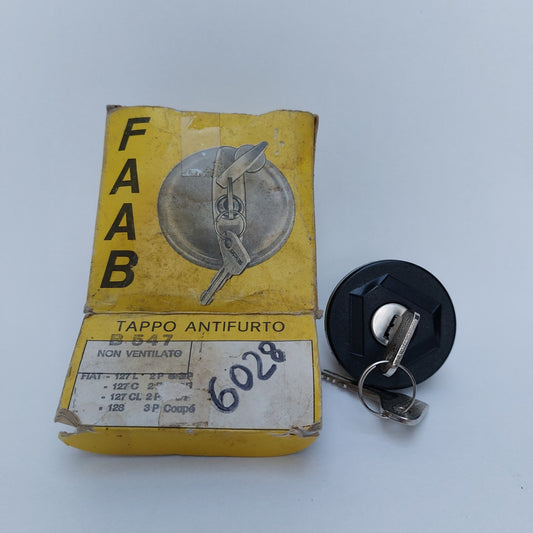B.547 – Tappo serbatoio antifurto FAAB Fiat 127 / 128 – NOS