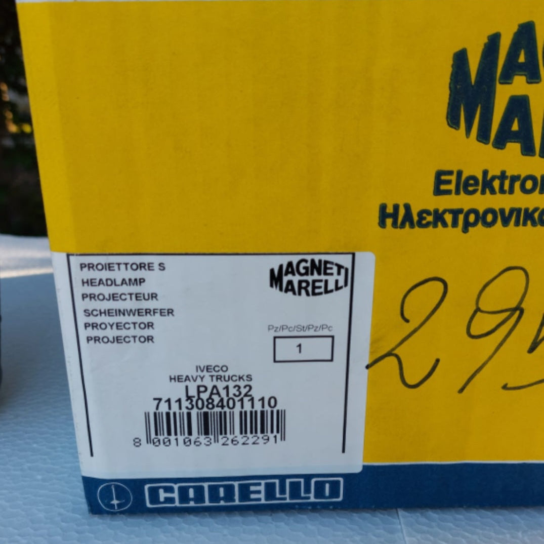 711308401110 Magneti Marelli Carello LPA132 - Fanale Anteriore Sinistro Iveco TurboStar H4